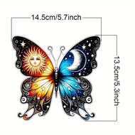2D Flat Colored Acrylic Butterfly Light-Catching Device Flat Decora Sunlight Catcher Hanging Home Be