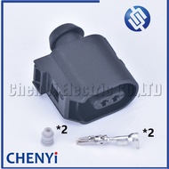 2 Pin 1.5mm Female Automotive Waterproof Connector ABS Sensor Plug 6E0973702 6E0 973 702 8T0973702 F