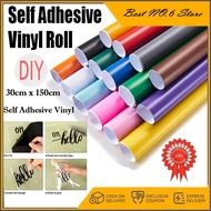 Self Adhesive Vinyl Roll 12in*5FT/30cm*150cm Permanent Sign Making DIY
