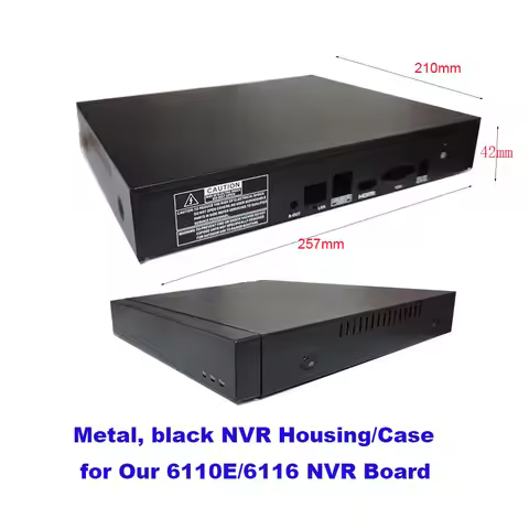 Metal NVR BOX/CASE/HOUSING FOR Our shop NVR board NVR6110E/NVR6116 Black color