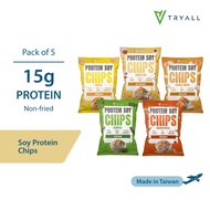 TRYALL Soy Protein Chips-30g (5 Packs)