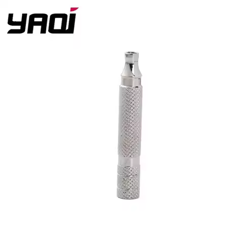Noble Razor Handle YAQI Polished Titanium Men Safety Razor Handle