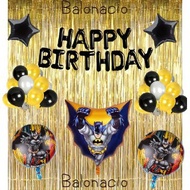 BATMAN BALLOON PACKAGE BATMAN BIRTHDAY/ SET BATMAN SOUVENIR/