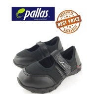 Kasut Sekolah Perempuan Pallas Jazz Girl School Shoe Single Velcro 204-034 / 306-034