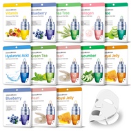 【Orangeroses】 13 Pcs Combo Vital Ampoule Sheet Mask, Korean Facial Skincare Sheet | Simple & Effecti