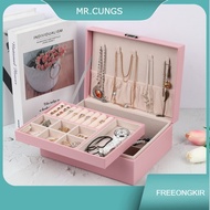 1111 Travel Jewelry Box Earrings Necklace Ring Storage Box