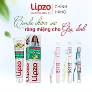 Combo Chăm Sóc Răng Miệng Toàn Diện Cho Cả Gia Đình Gồm 01 Kem Đánh Răng Và 03 Bàn Chải Đánh Răng Li