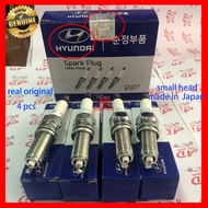 Genuine SPARK PLUG 4pcs KIA FORTE 1.6#RIO UB#CERATO K3 1.6/HYUNDAI ELANTRA MD#i40i30i20 ix20TucsonSo