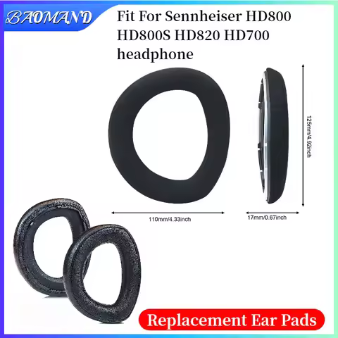 Replacement Ear Pads Cushion for Sennheiser HD800 HD800S Headphones Earpads/Ear Cushions Repair Part