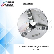K11 3jaw 125mm lathe Claw 3-legged lathe Chuck/ San Ou K11-125 lathe head/