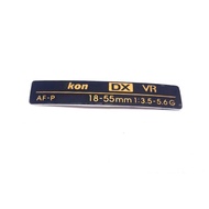 ✨Suitable for Nikon 18-55mm VR 18-140mm ED Arc Camera Label Signboard Nameplate SKU