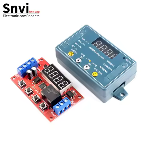 DC 5V 12V 24V 10A Adjustable Time Delay Relay Module LED Digital Timming Relay Timer Delay Trigger S