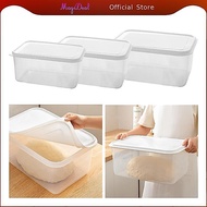 MagiDeal Household Pizza Dough Proofing Box Pizza Dough Tray Vegetable Organizer Transparent with Co