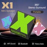 X1 Speaker Portable Bluetooth 360°Stereo Surround BassMini Desktop Speaker Outdoor Subwoofer Loudspe