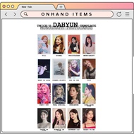 TWICE Dahyun Official Monograph Photocards