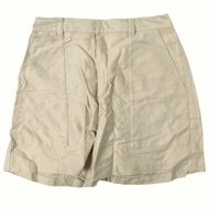 Pilgrim Surf+Supply 棉麻貝克短褲，日本製造，尺寸 37-25-0017-874，1 碼，米色，工裝短褲， BEAMS下裝 [二手] [Pilgrim Surf+Supply]