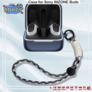 for Sony INZONE Buds Protective Case Nylon Lanyard Soft Cover Shells Washable Housing Anti Dust Slee