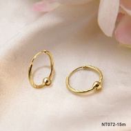 10k Gold hoop Earing NT084