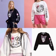 (EXPORTED PRODUCT) Croptop teen fishskin sweatshirt size 6y-14y