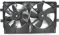 Agility Auto Parts 6010058 Dual Radiator and Condenser Fan Assembly for 2008-2017 Mitsubishi-Lancer