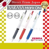 ZEBRA Sarasa Mark On Gel Pen 0.4/ 0.5mm Smudge-Free Black / Blue / Red JJ77 JJS77 Japan Import
