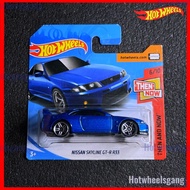 Hotwheels Nissan Skyline GT-R R33 Short Card First Edition 2018 Blue Model Hot wheels Nissan gtr r33
