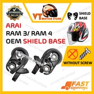🔥ARAI RAM3, RAM4, RAM5🔥 SHIELD BASE / GEAR BASE OEM ARAI RAM 3 , RAM 4 , RAM 5, SZA3, SZF, SZG