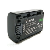 Viloso NP-FV50 Li-ion Battery for Sony Handycam video camera HDR-CX HRR-XR NEX-VG series etc...