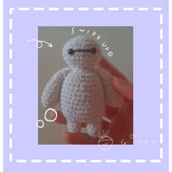 Baymax_Big hero 6 keychain made of wool