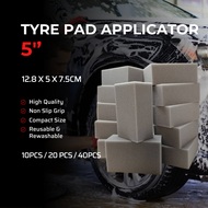 Clars Car Wash Tyre Sponge Foam 5 12.8x5x7.5cm - 20/40PCS