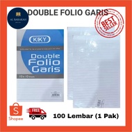 100 Sheets (1 Pack)  Double Folio 100 Sheets Kiky Double Folio/ 1 Pack Double Folio/ 1 Pack Double F
