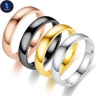 BF 3 Color Smooth ArcTitanium Steel  Men's Ring Wedding Gift Valentine Gift