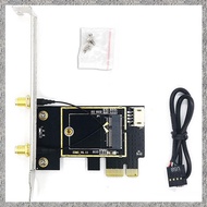 (BIGY) NGFF M.2 to PCIE Network Card Adapter Card Supports NGFF M.2 Wireless Network Card