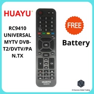 HUAYU RC9410 UNIVERSAL MYTV DVB-T2/DVTV/PAN.TX REMOTE CONTROLLER(All MYTV Can Use except white decor