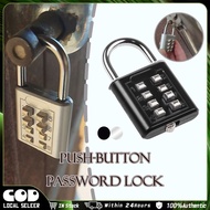 8 Digit Combination Padlock Button lock For Locker Students Toolbox Button lock Security Padlock Pra