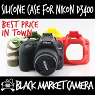 [BMC] Silicone Shockproof Soft Protective Anti-Slip Case Cover For Nikon D3300 D3400