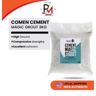 COMEN Cement Magic Grout 3KG Ready Mix Concrete Wall Floor Cement Simen Gumpal Tampal Lubang Batu Di