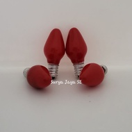 MERAH Chiyoda E12 5 Watt Frosted Red Chili Bulb