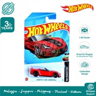 Hot Wheels Corvette C7 Z06 Co Convertible Red