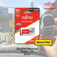 Fujitsu Alkaline Universal Power 9V E Block Battery - 6LF22 - Smart Tag Usage