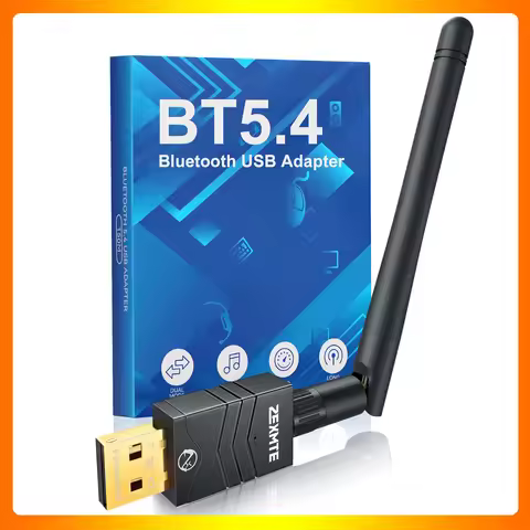5.4 USB Bluetooth Adapter 492FT / 150M Long Range Wireless Bluetooth Receiver Plug &Play Adapter for