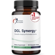 Designs for Health Deglycyrrhizinated Licorice Root Chewables - DGL Synergy 500mg Licorice Supplemen