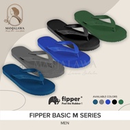 [ORIGINAL!!] Fipper Slipper Basic M Series Men Comfort Casual Travel Getah Selipar Kasut Handsome Bo
