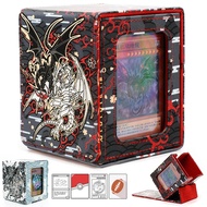 EDH Game Card Deck Box with Dice Tray for MTG Cards, 120+ Card Storage Box for MTG/TCG Collectible C