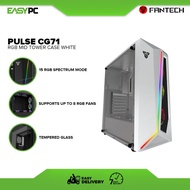 【hot sale】 Fantech Pulse CG71 RGB Mid Tower Case White, Best Seller, Brand New, Original, Cheapest,