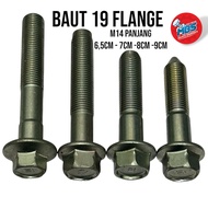 MESIN BOLT 19 M14x65mm m14x70mm m14x85mm m14x90mm arm bolt shock bolt blekr bolt mounting bolt engin