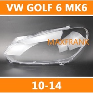FOR Volkswagen GOLF 6 MK6 10-14 HEADLAMP COVER HEADLIGHT COVER LENS HEAD LAMP COVER ฝาครอบไฟหน้า / ฝ