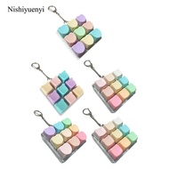 [Nishiyuenyi] Keyboard Toy, Stress Reliever Toy, 9-key Keychain, Mechanical Keyboard