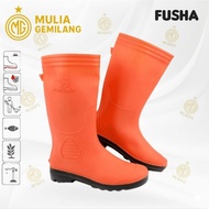 Orange MG Boots Project Boots Hunter Boots Rain Boots Men Waterproof Shoe