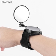 [BlF] Foldable Bicycle Wrist Mirror 360° Rotatable Cycling Wrist Rearview Mirror [FH]